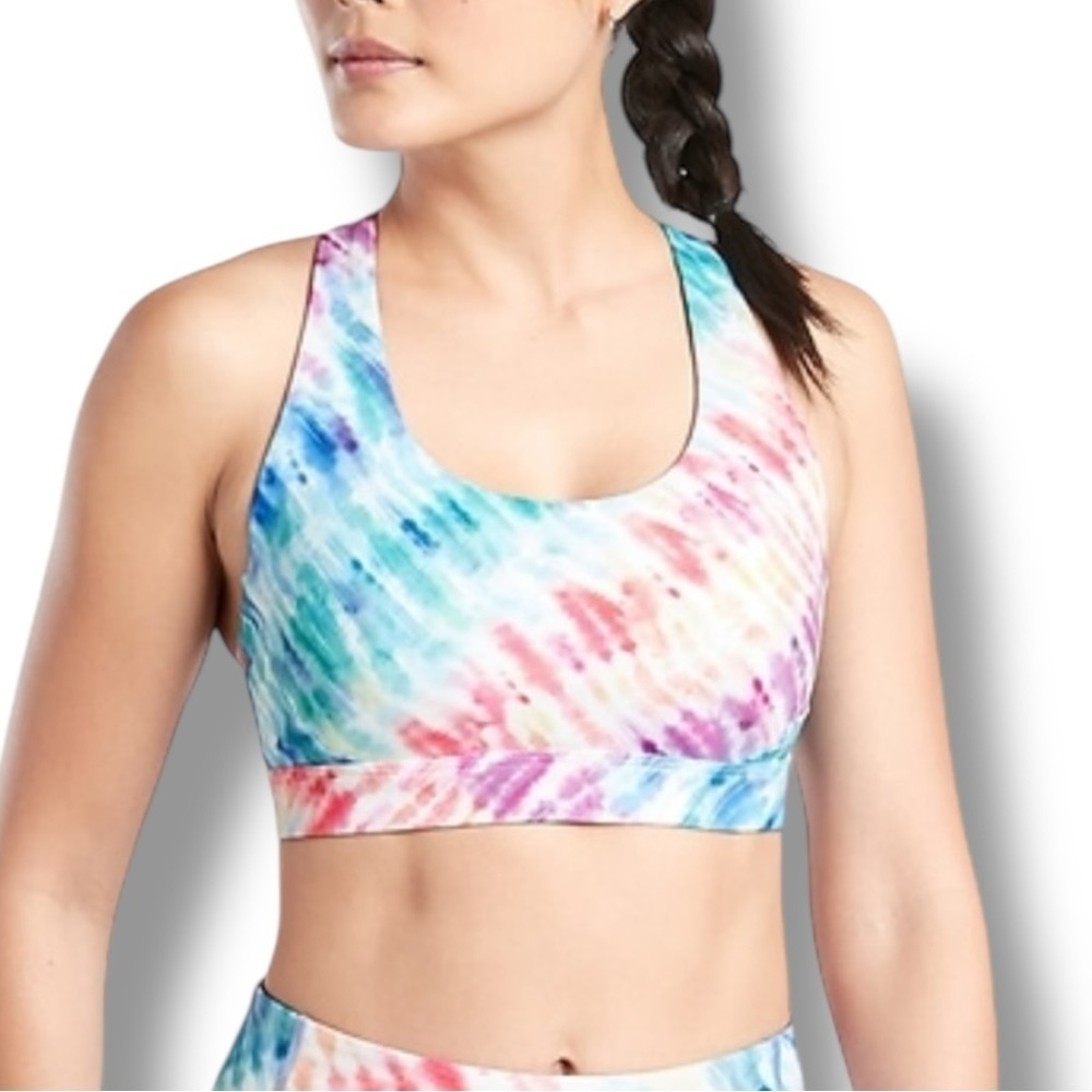 ATHLETA Ultimate Love Proudly Bra D & DD+ | Plus 1X | Rainbow - Picture 1 of 10